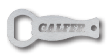 [95996C04] GALFER BOTTLE OPENER (STEEL)