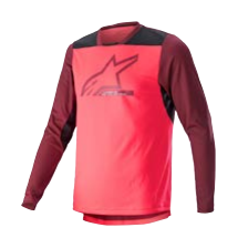 DROP 6 V2 LS JERSEY / CORAL FLUO BLACK