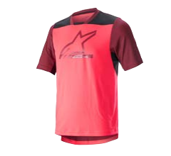 DROP 6 V2 SS JERSEY / CORAL FLUO BLACK