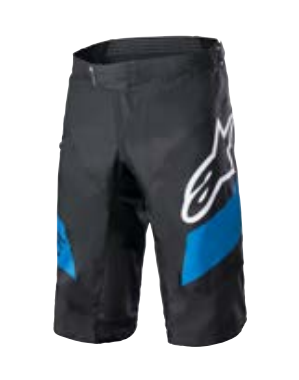 RACER SHORTS/ BLACK BRIGHT BLUE