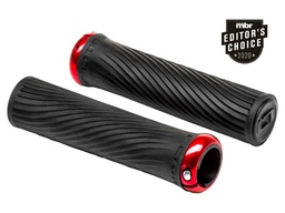 [020.40203] AM ON OFF GRIPS GRIFF DESERT BLACK/RED L/XL