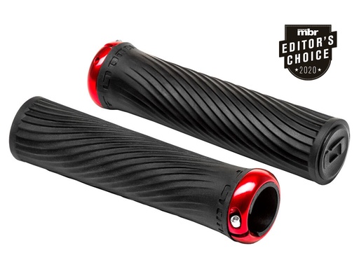 [020.40203] AM ON OFF GRIPS GRIFF DESERT BLACK/RED L/XL