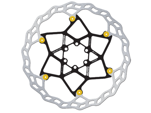 [DB013KFLWY] BIKE NEW DISC WAVE FLOATING Ø180X2.0MM GOLD PINS