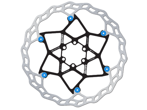 [DB014FLWB] BIKE NEW DISC WAVE FLOATING Ø203X2.0MM BLUE PINS