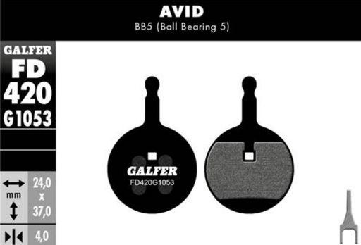 [FD420G1053] BIKE STANDARD BRAKE PAD AVID BB5