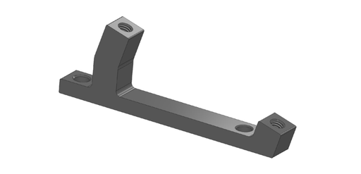 [SB004] CALIPER ADAPTER BIKE RADIAL (POSTMOUNT) +23MM D.