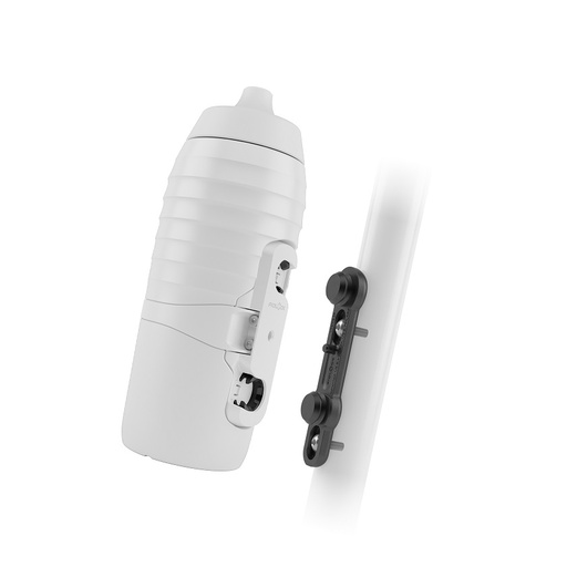 [FL09666WHITE] TWIST X KEEGO SET bottle 600 + bike base / white