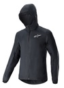 STEPPE PACKABLE WINDSHELL JACKET / BLACK