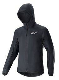 STEPPE PACKABLE WINDSHELL JACKET / BLACK