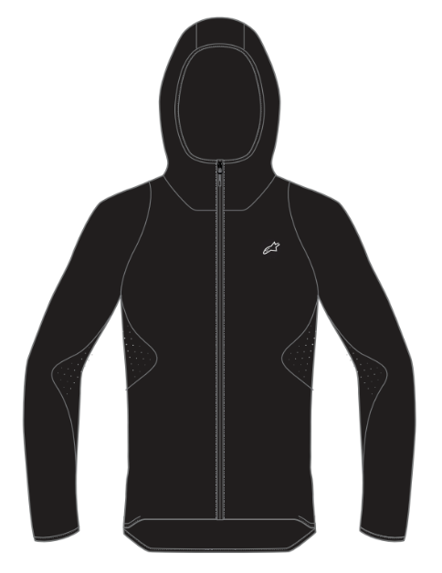 ALPS PACKABLE WIND JACKET / BLACK