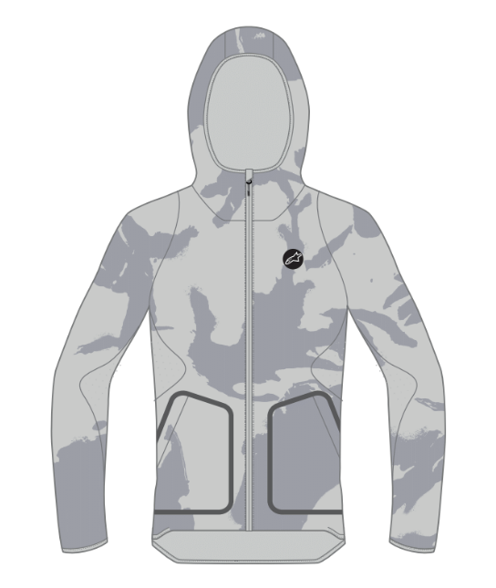 ALPS PACKABLE WIND JACKET / LIGHT GRAY CAMO