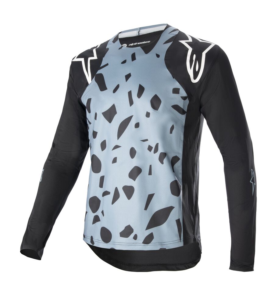 TECHSTAR ENVISION LS JERSEY / BLACK WHITE