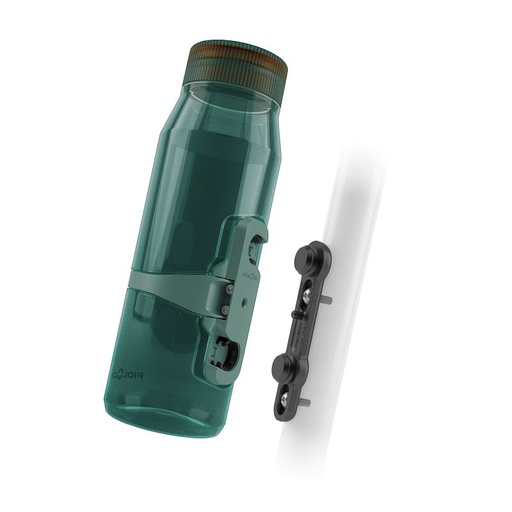 [FL09678CGR] TWIST SET bottle 700 life + bike base / Clear Green