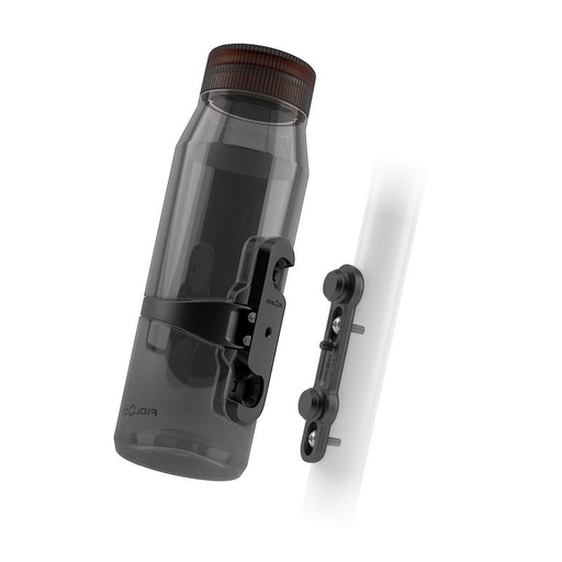 [FL09678CBL] TWIST SET bottle 700 life + bike base / Clear Black