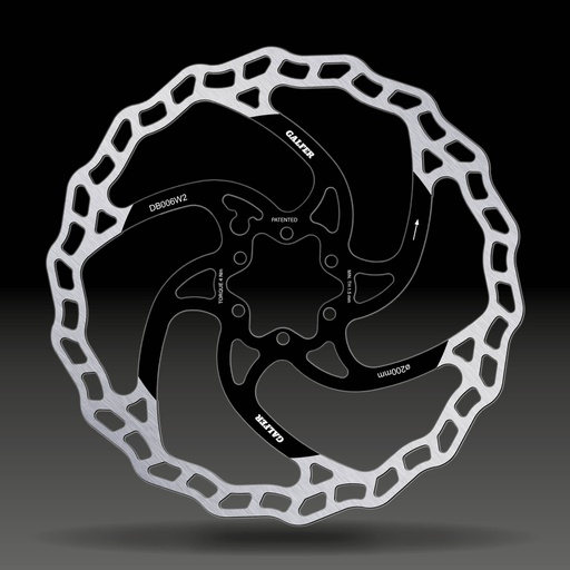 [DB006W2] BIKE MTB DISC WAVE Ø200X2.0MM