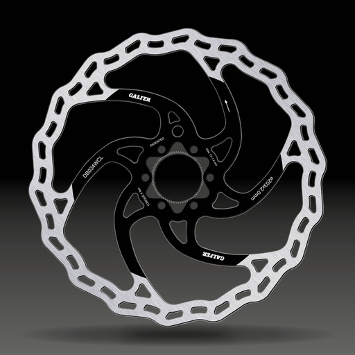 [DB034WCL] BIKE MTB DISC WAVE CENTER-LOCK SYSTEM Ø203X2MM