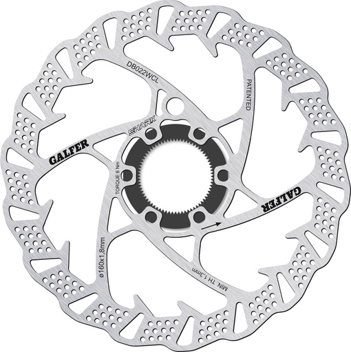 [DB022WCL] BIKE DISC SHARK CENTER-LOCK SYSTEM Ø160x2.0mm