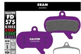 [FD575G1652] E-BIKE BRAKE PAD SRAM MAVEN