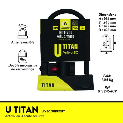[UTT245AUV] U TITAN 165x245