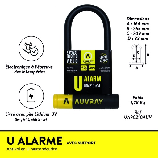 [UA90210AUV] U ALARM 90x210