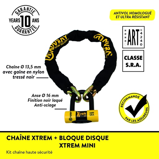 [CAXTR100AUV] CHAINE XTREM ENSEMBLE CHAINE 100+BD