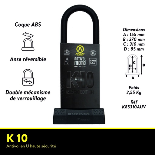 [K85310BAUV] K10 BLACK EDITION 85 X 310