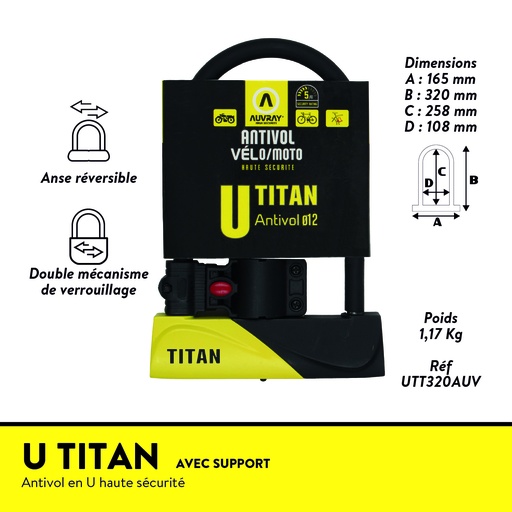 [UTT320AUV] U TITAN 165x320
