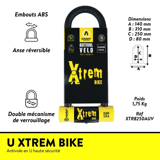 [XTRB250AUV] XTREM BIKE 80 x 250 ART****