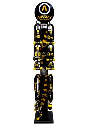 [TOTEMAUV] PRESENTOIR AUVRAY TOTEM ANTIVOL MOTO