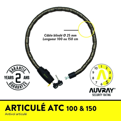 [ATC150AUV] ARTICULE ATC LONG. 150 D25