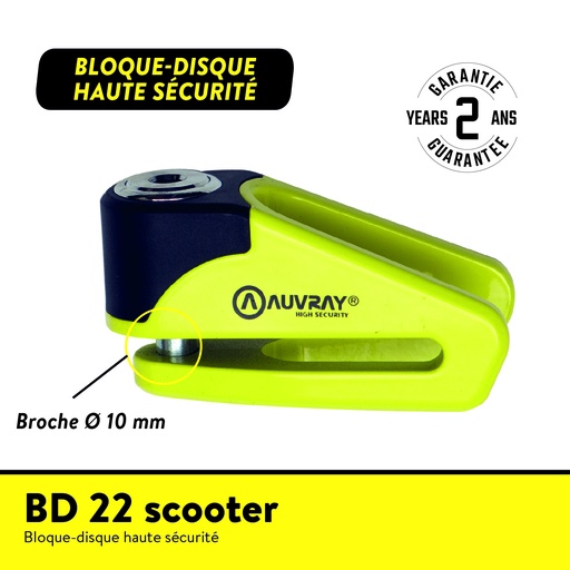 [BD210AUV] BD 210  Scooter BLOQUE DISQUE 22