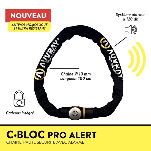 [ACBL100PROAUV] CHAINE C-BLOC Pro Alert 100 D.10 ART***   Level7