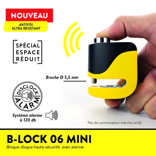 [MBLA06AUV] B Lock 06 Mini - Bloque-disque alarme
