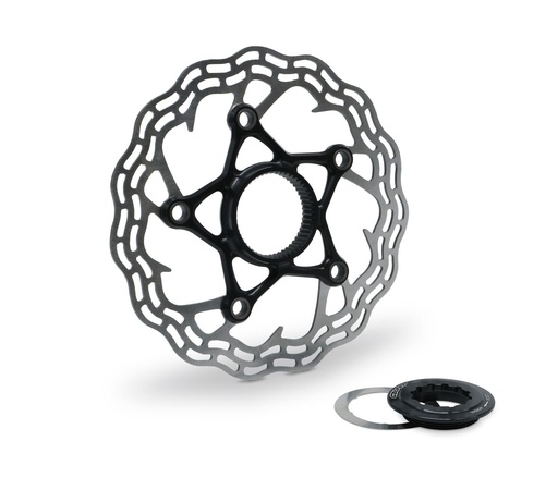 [DB111FLWCL] SHARK ROAD ø 140 mm 1,8 mm Centerlock Black