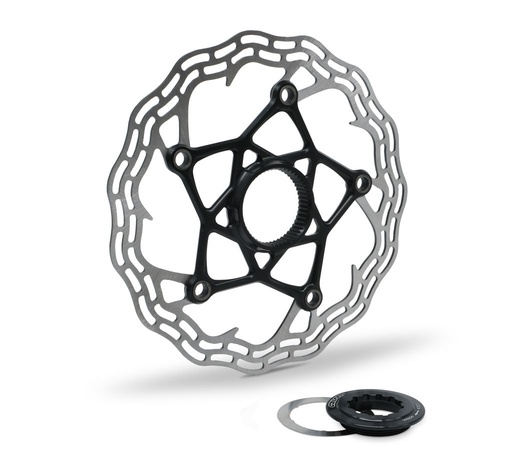 [DB112FLWCL] SHARK ROAD ø 160 mm 1,8 mm Centerlock Black