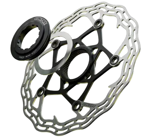 [DB112FLWCL] SHARK ROAD ø 160 mm 1,8 mm Centerlock Black