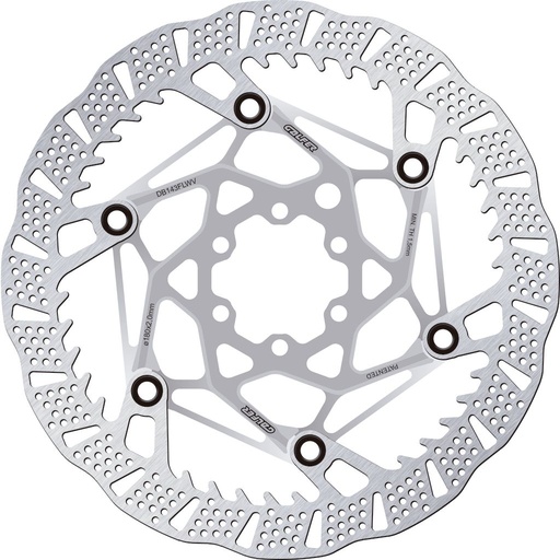 [DB143FLWV] SHARK EVO ø 180 mm 2,0 mm 6 bolts Raw
