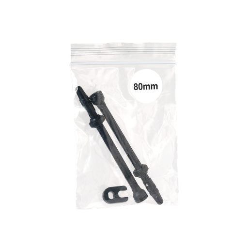 [VAL003] PTN Lufty 2  - Kit pair TL Presta alu valve  80 mm