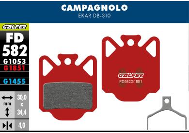 [FD582G1851] FD582G1851 CAMPAGNOLO EKAR DB-310