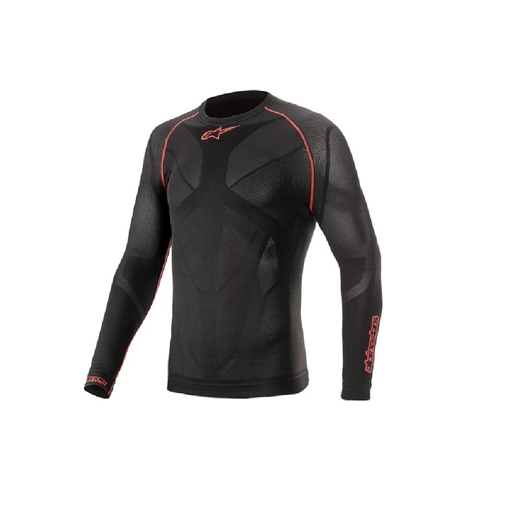 RIDE TECH V2 TOP LONG SLEEVE SUMMER / BLACK RED