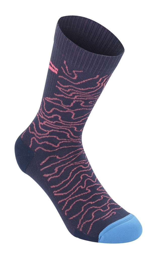 DROP SOCKS 15/DARK NAVY CORAL