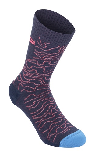 DROP SOCKS 15 / DARK NAVY CORAL