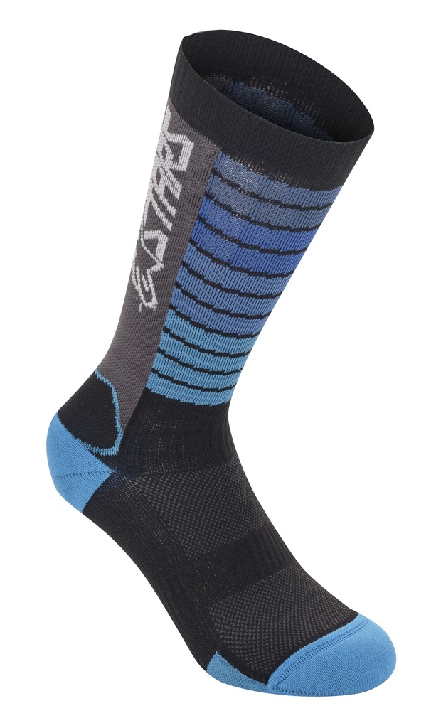 DROP SOCKS 22/BLACK AQUA