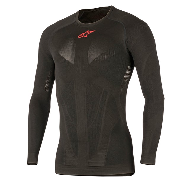 TECH TOP LS /BLACK RED